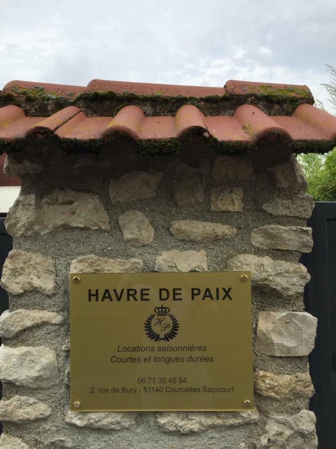 Un Havre De Paix Apartment Courcelles-Sapicourt Luaran gambar